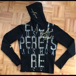 Josuha Perets zip-up hoodie Y2K -Size L